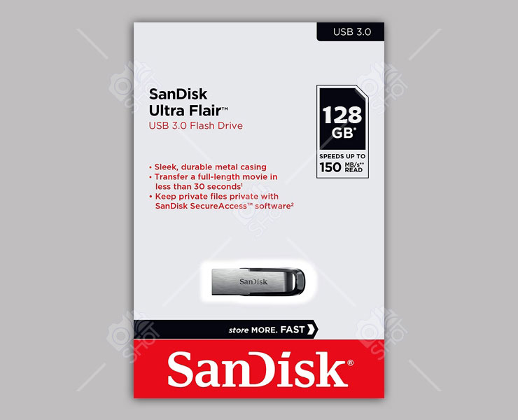 فلش 128 گیگ SanDisk Ultra USB 3
